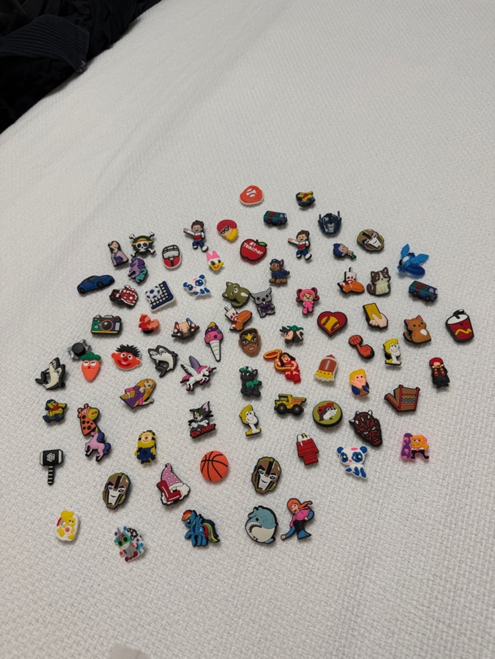 Assorted Decorative Shoe Charms - Multi Color